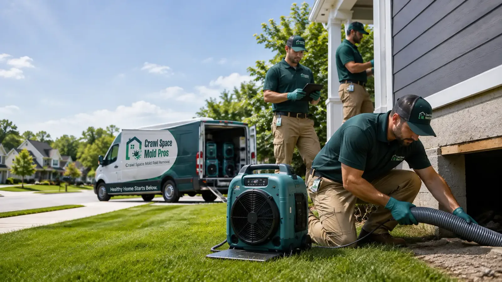 Crawl Space Mold Removal in Granville, IA